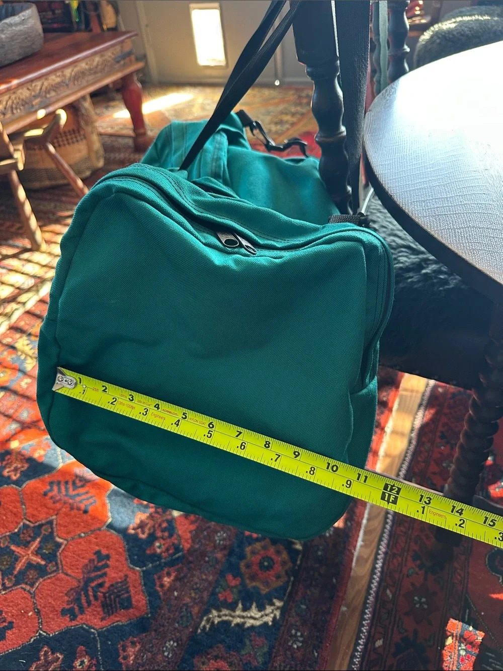 Jansport ‘World Traveler’ large Teal Weekend Duffel Bag Gym beach travel unisex